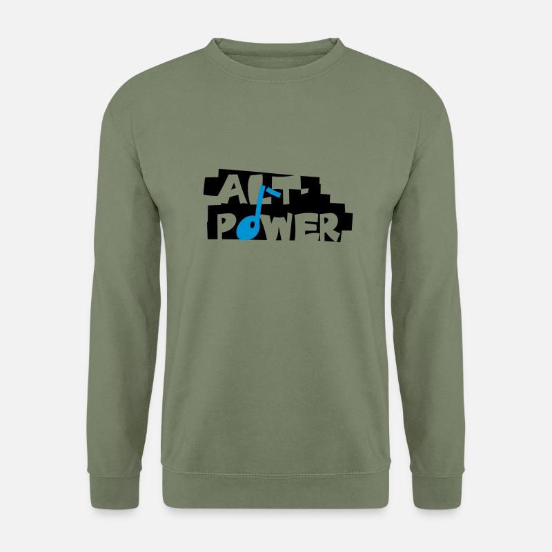 Alt-Power - Unisex Pullover - Armeegrün