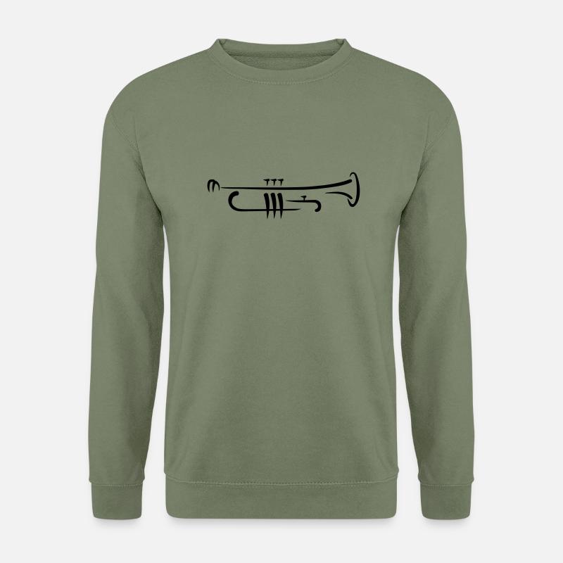 Trompete - Unisex Pullover - Armeegrün