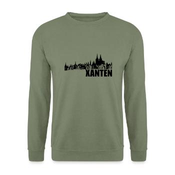 Xanten Römerstadt Römer Xantener Stadt 1c - Unisex Pullover - Armeegrün - Vorne - Alina (178cm) & Michal (187cm)
