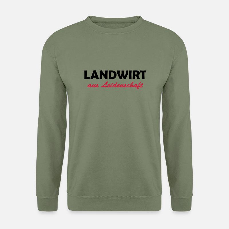 landwirt aus leidenschaft - Unisex Pullover - Armeegrün
