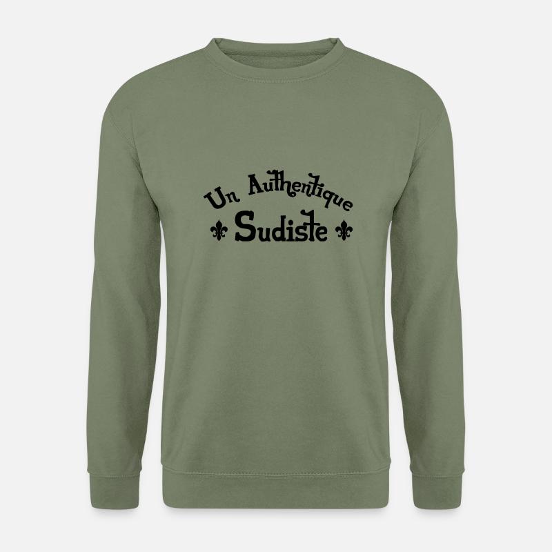 Sud / Sudiste / Basque / Catalan / Provence / 13 - Sweat-shirt Unisexe - vert militaire