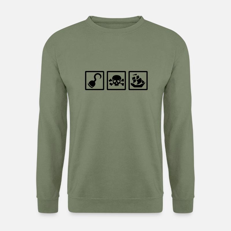 Pirat - Unisex Pullover - Armeegrün