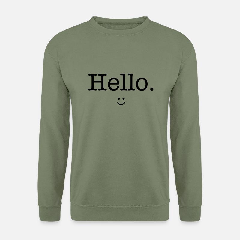 Hello :) - Unisex Sweatshirt - army green