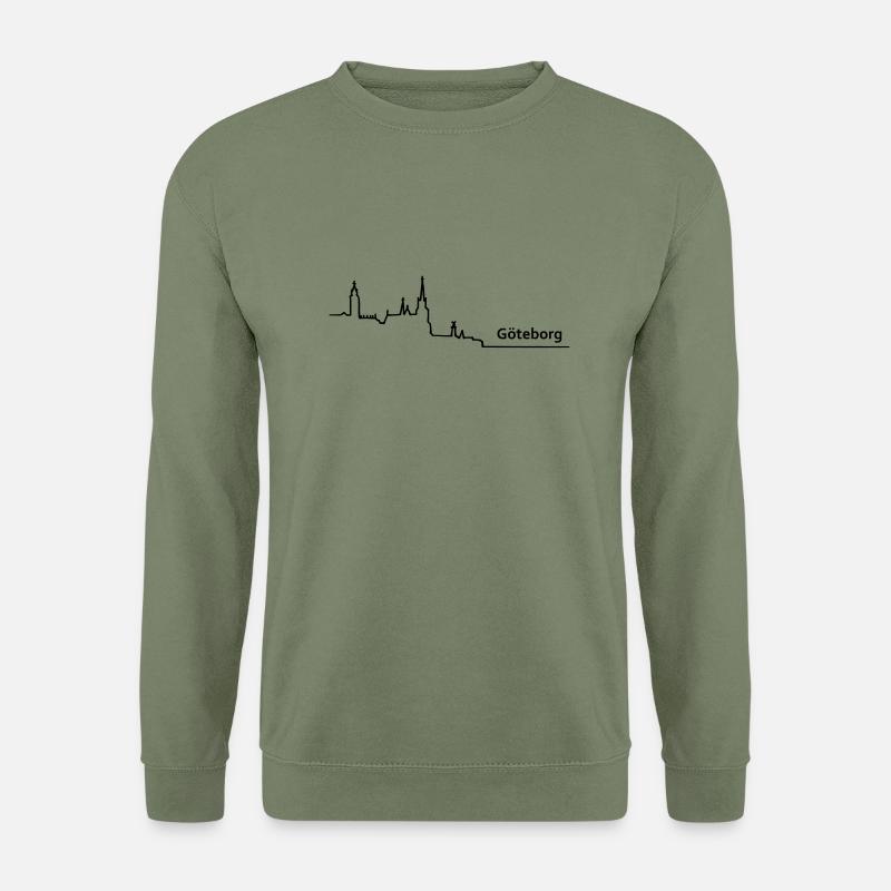 Goteborg skyline - Unisex Sweatshirt - army green
