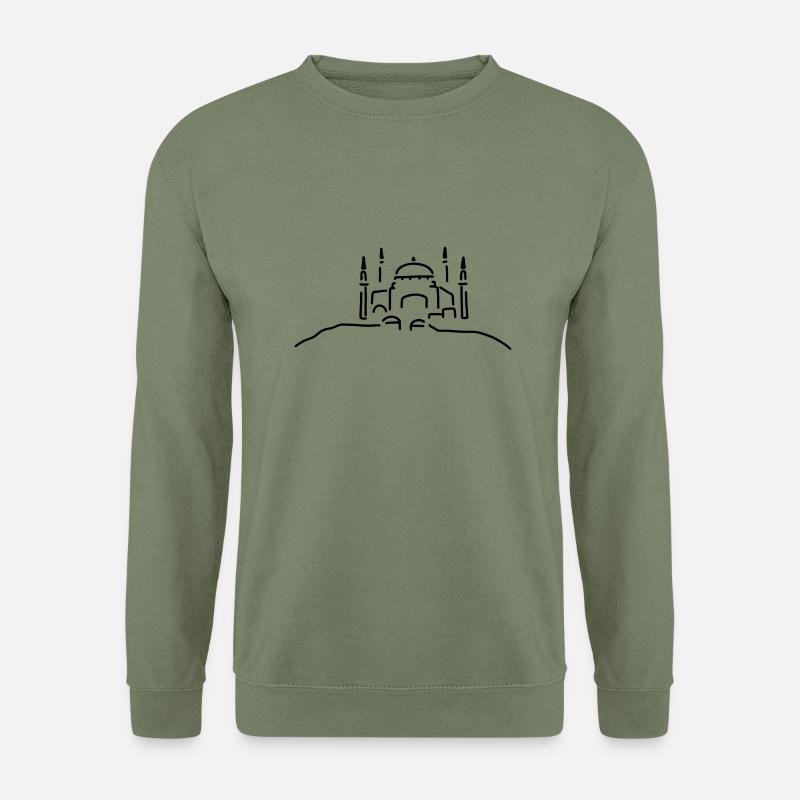 hagia moschee istanbul - Unisex Pullover - Armeegrün