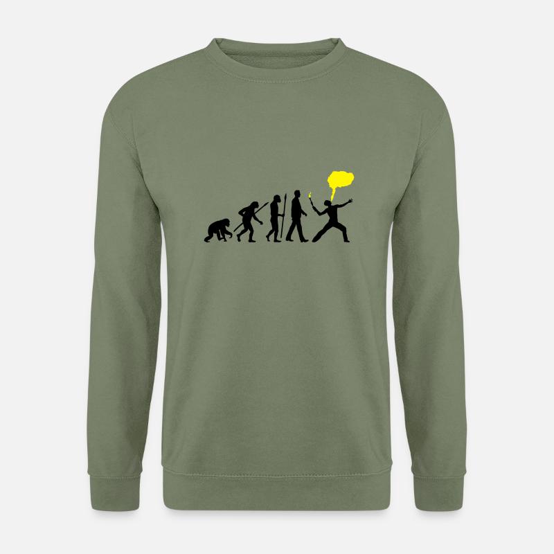 feuerschlucker_072016_a_2c - Unisex Pullover - Armeegrün