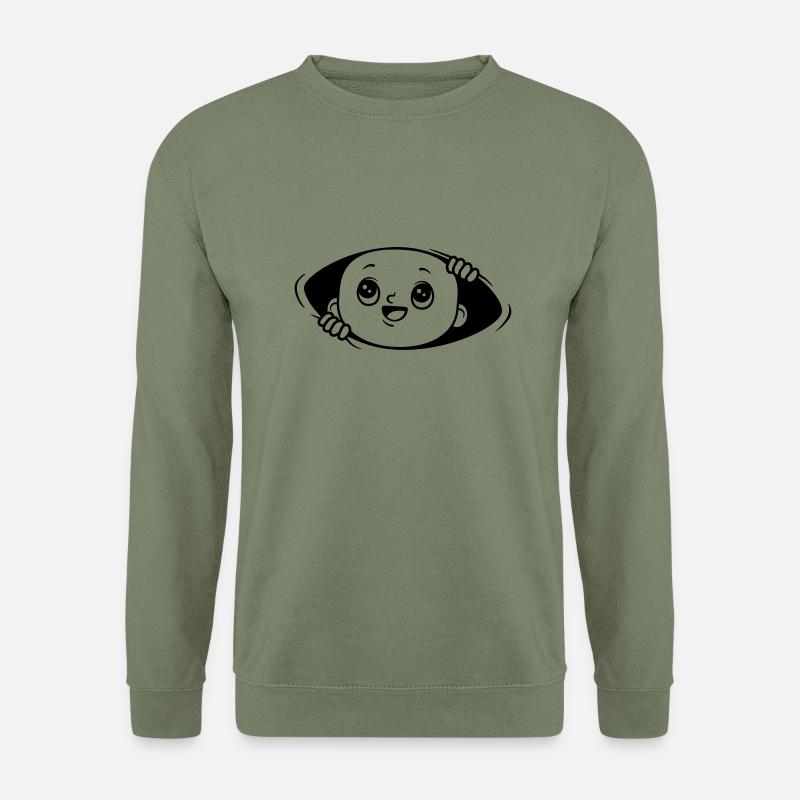 Kleines Baby schlüpft - Unisex Pullover - Armeegrün