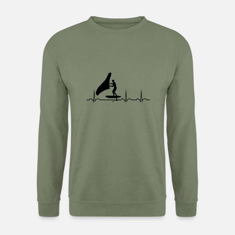 Hydrofoil Wingfoil Evolution Foil Wing Wingfoiling - Unisex Pullover - Armeegrün