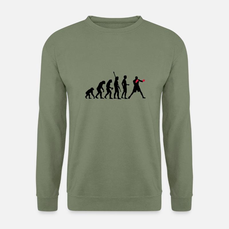 evolution_boxen_b_2c - Unisex Pullover - Armeegrün