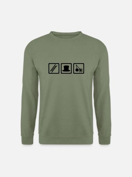Schornsteinfeger - Unisex Pullover - Armeegrün