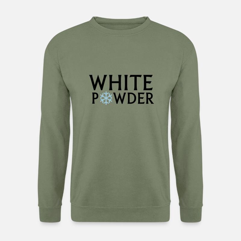 white powder - Unisex Sweatshirt - army green
