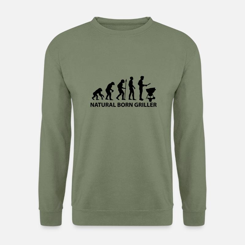 Grill Evolution - Unisex Pullover - Armeegrün