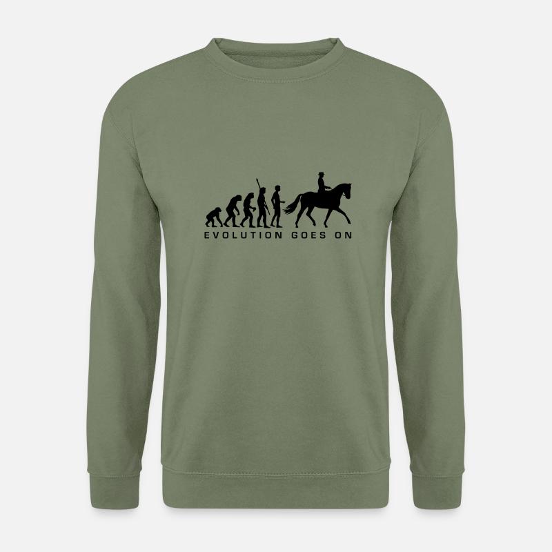 evolution_reiter_b - Unisex Pullover - Armeegrün