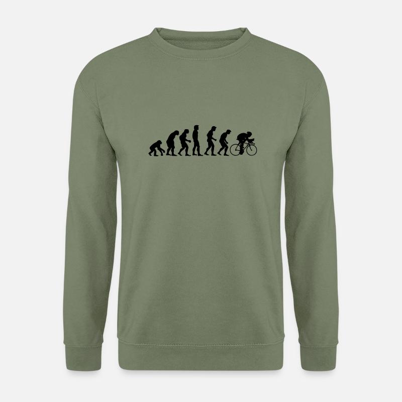 fahrrad_evolution - Unisex Sweatshirt - army green