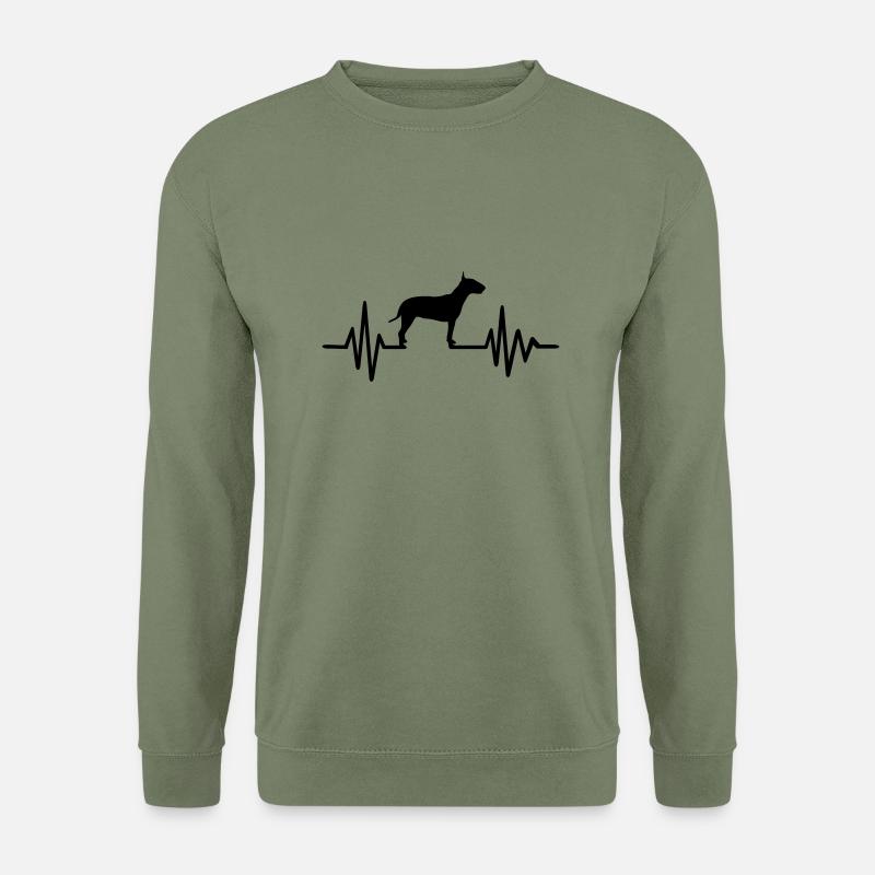 Bullterrier - Unisex Pullover - Armeegrün