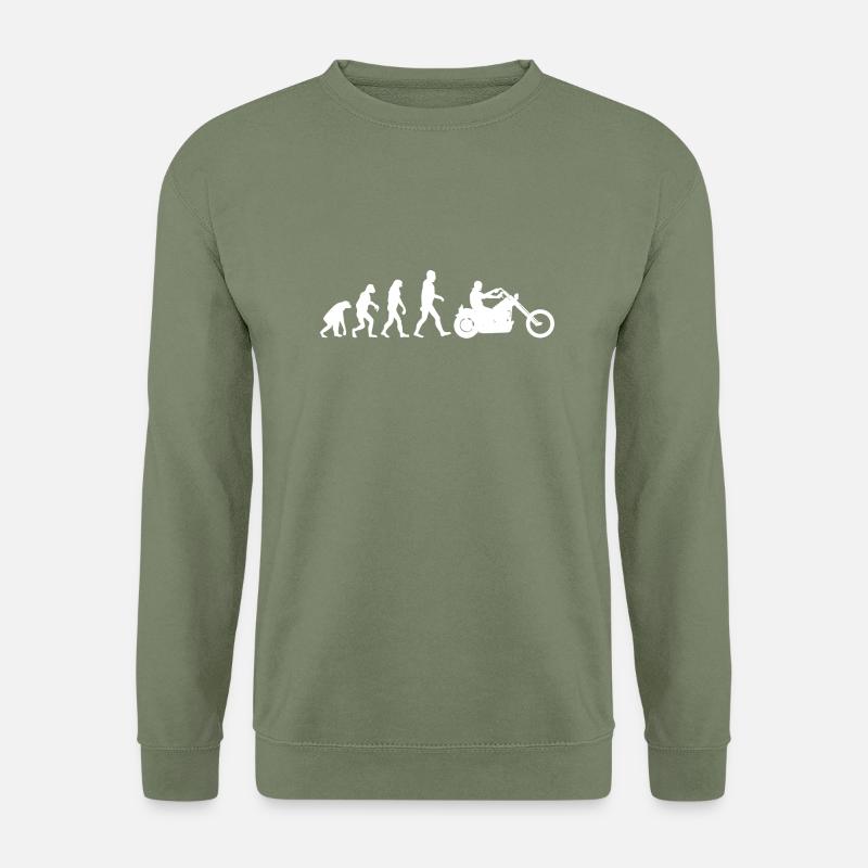 Biker Evolution Chopper - Sweat-shirt Unisexe - vert militaire