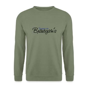 trauzeugin_des_braeutgams - Unisex Pullover - Armeegrün - Vorne - Alina (178cm) & Michal (187cm)