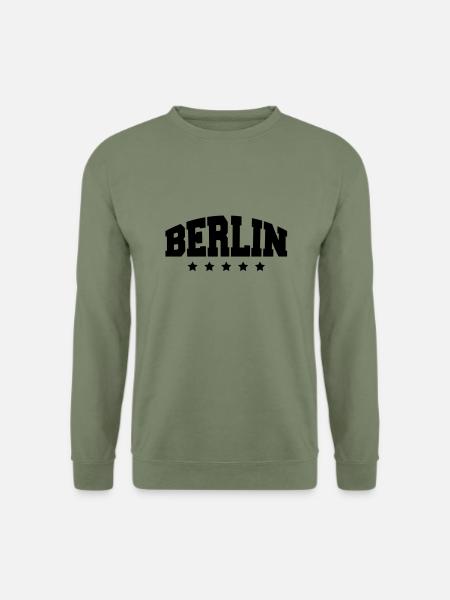 berlin_af1 - Sweat-shirt Unisexe - vert militaire