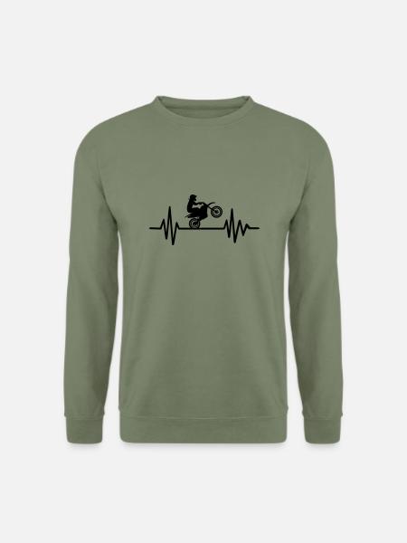 Motocross - Unisex Pullover - Armeegrün