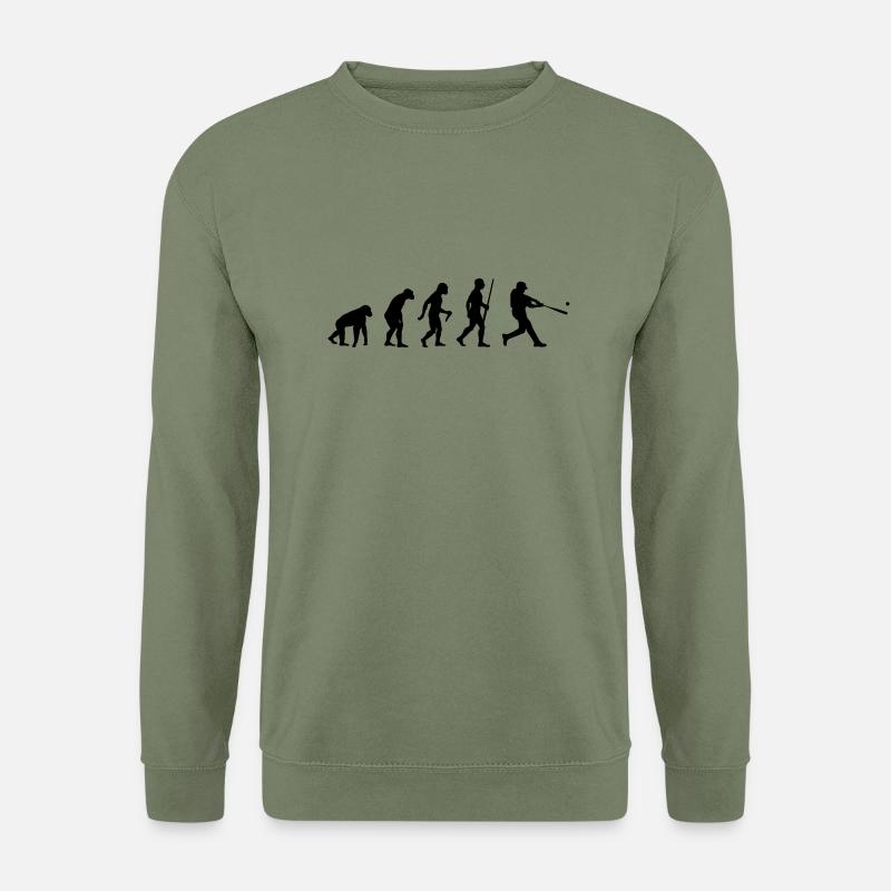 Baseball Evolution - Unisex Pullover - Armeegrün
