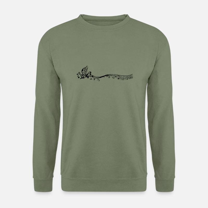 Musik - Unisex Pullover - Armeegrün