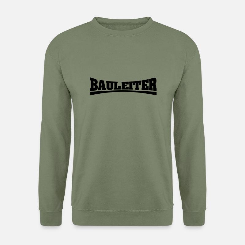 bauleiter_schriftzug - Unisex Pullover - Armeegrün