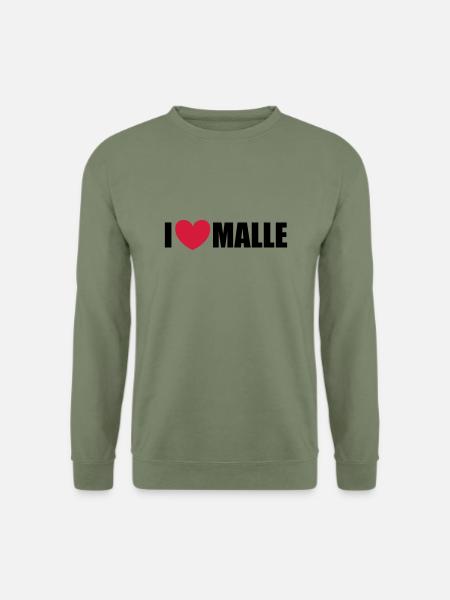 Malle - Unisex Pullover - Armeegrün
