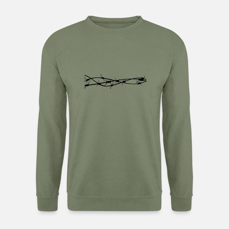 Stacheldraht - Unisex Pullover - Armeegrün