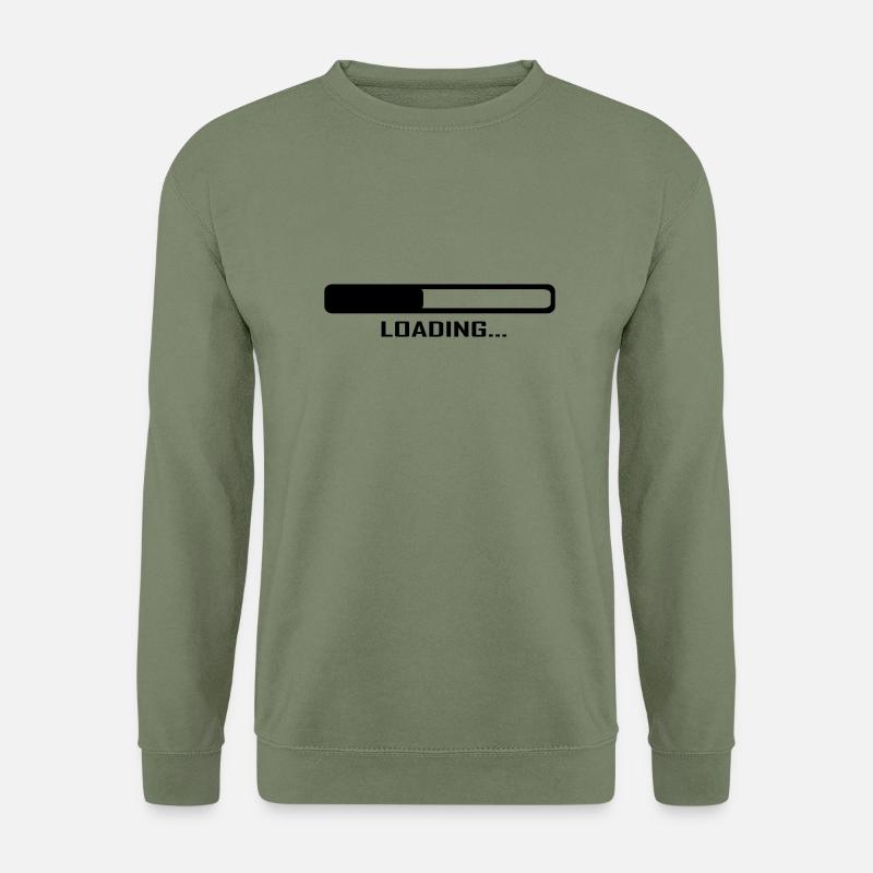 Loading Bar - Computer - Unisex Sweatshirt - army green
