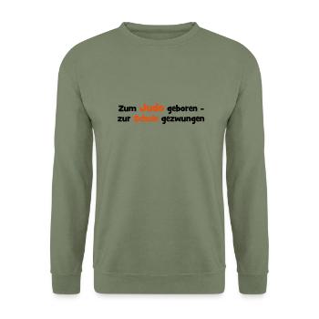 Judo - Unisex Pullover - Armeegrün - Vorne - Alina (178cm) & Michal (187cm)
