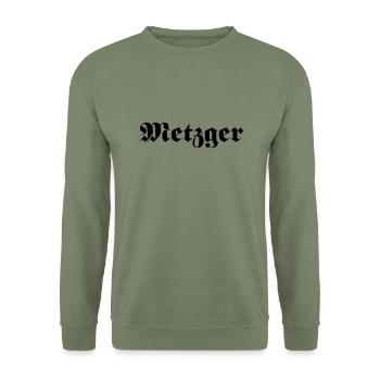 Metzger - Unisex Pullover - Armeegrün - Vorne - Alina (178cm) & Michal (187cm)