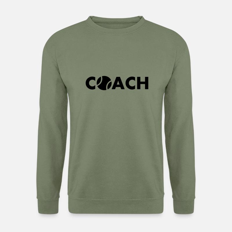 coach tennis - Unisex Pullover - Armeegrün
