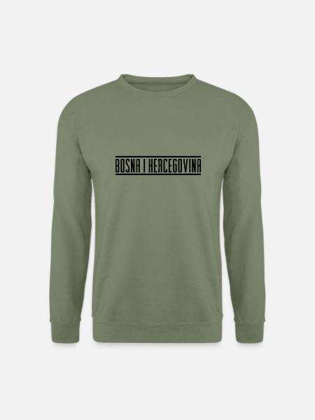 Bosna i Hercegovina - n25 - Unisex Pullover - Armeegrün