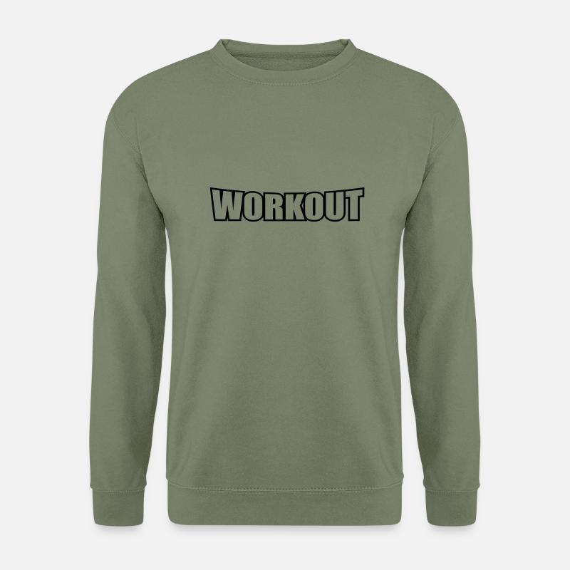 workout - Unisex Pullover - Armeegrün