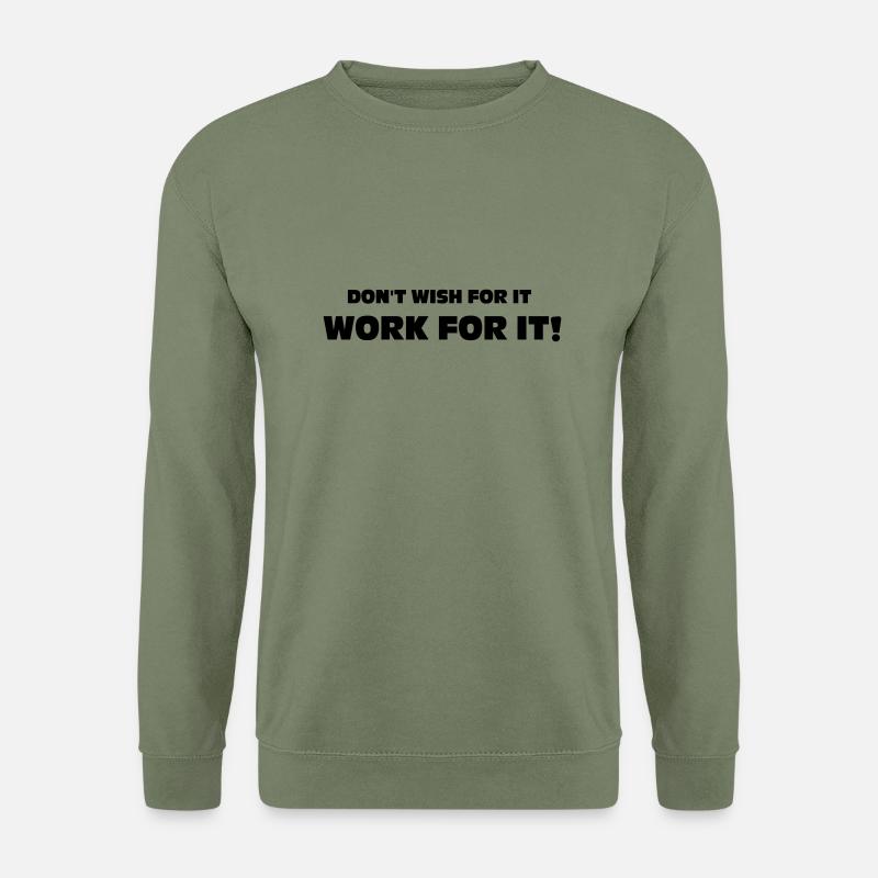 Fitness - Unisex Pullover - Armeegrün