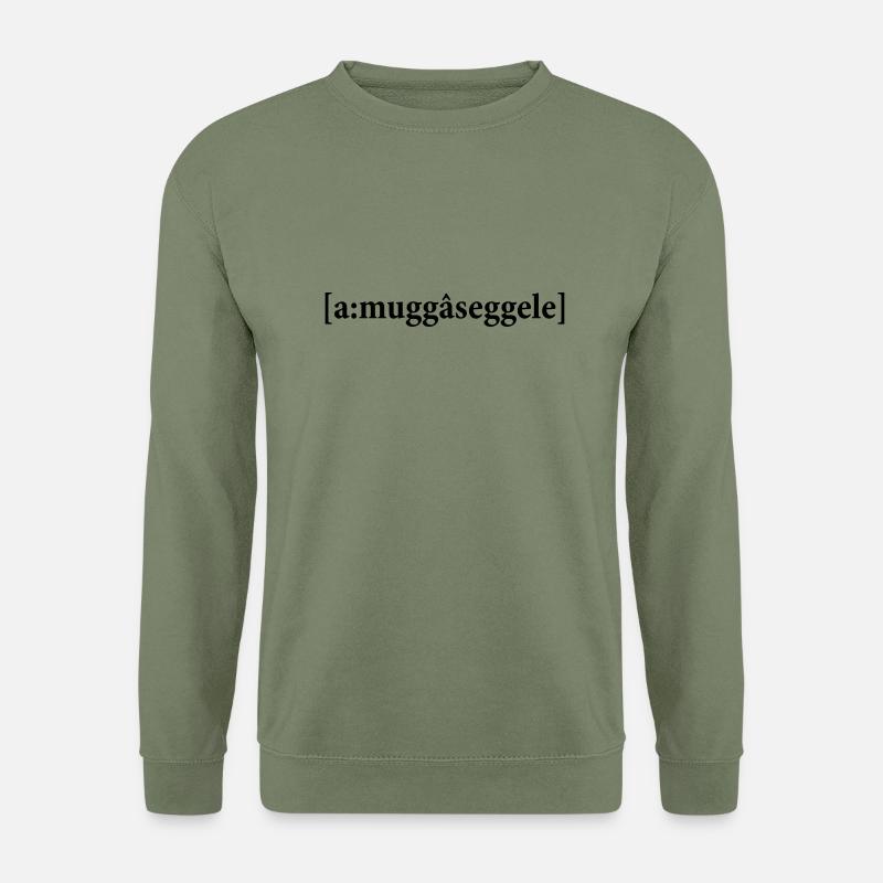 Muggaseggele - Unisex Pullover - Armeegrün