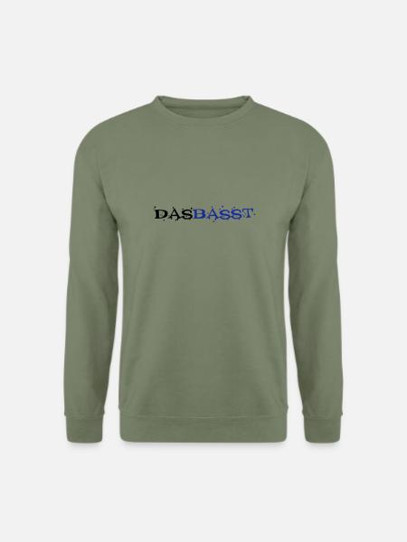 das basst - Unisex Pullover - Armeegrün