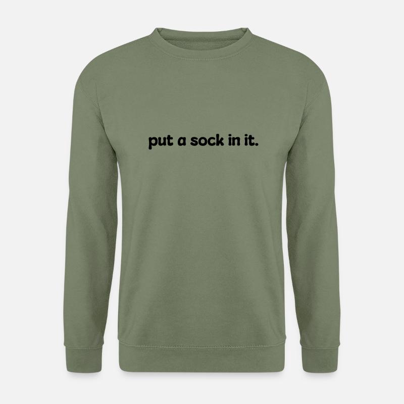 Halt die Klappe - Unisex Pullover - Armeegrün
