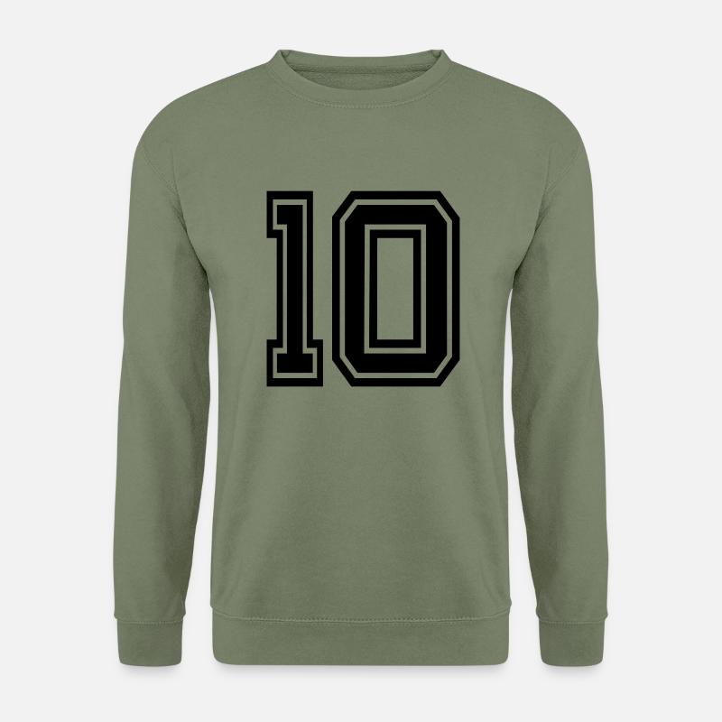 10 - Unisex Pullover - Armeegrün