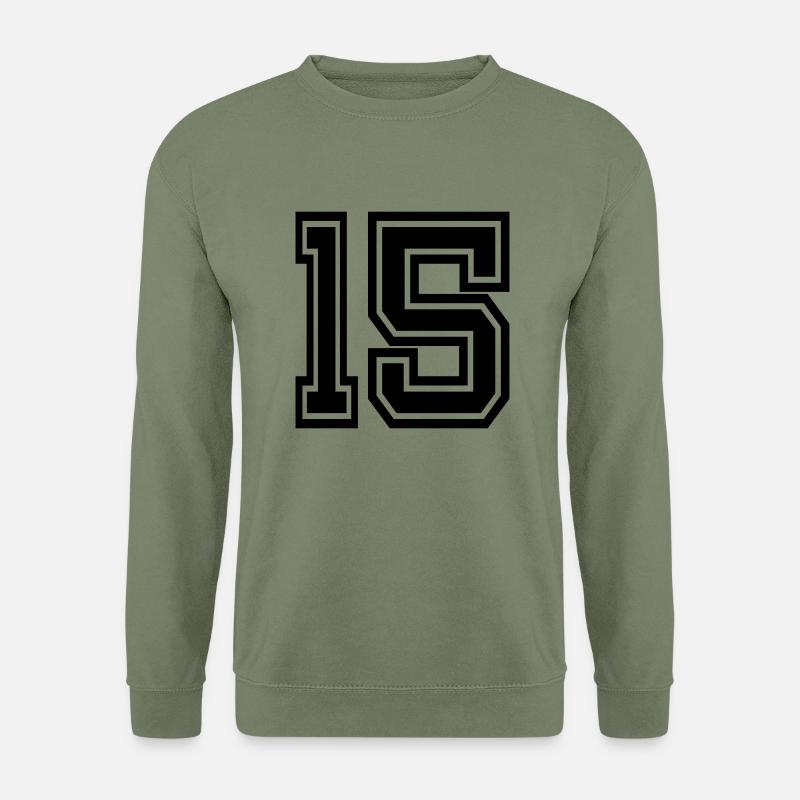 15 - Unisex Pullover - Armeegrün