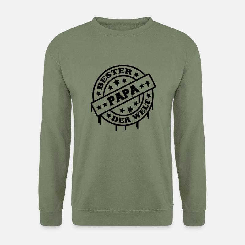 bester_papa_der_welt - Unisex Pullover - Armeegrün