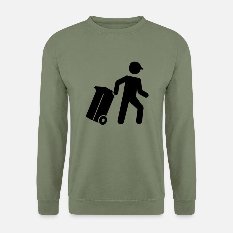 Garbage man - Unisex Sweatshirt - army green