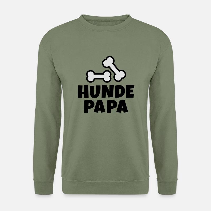 Hundepapa - Unisex Pullover - Armeegrün