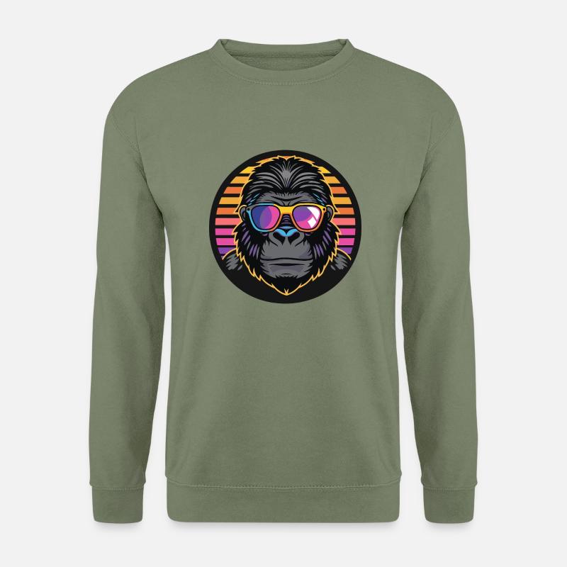 Gorilla Comic Cool - Unisex Sweatshirt - army green