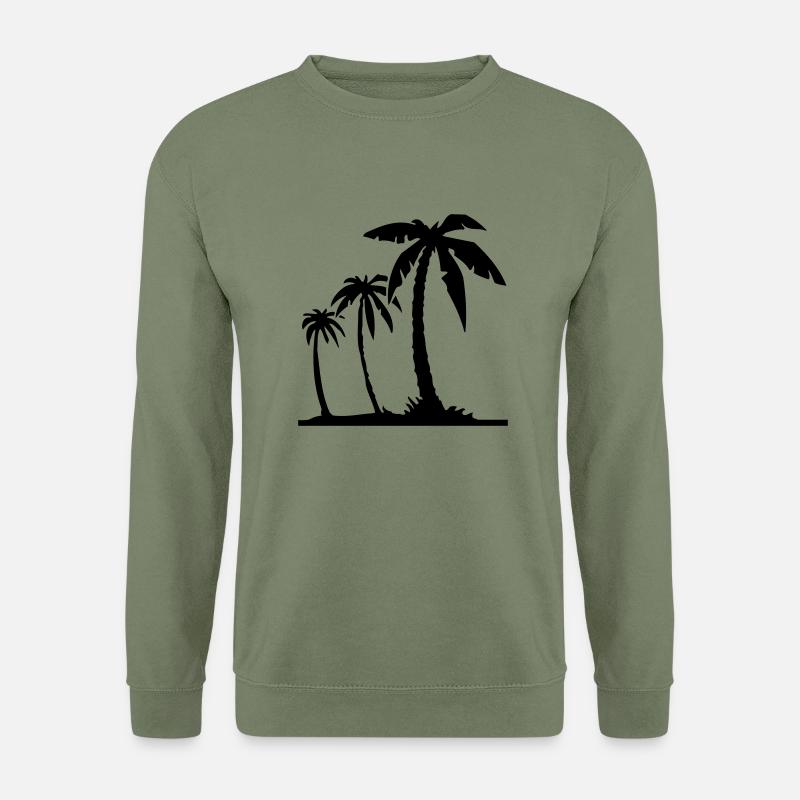 3_palmiers - Unisex Pullover - Armeegrün