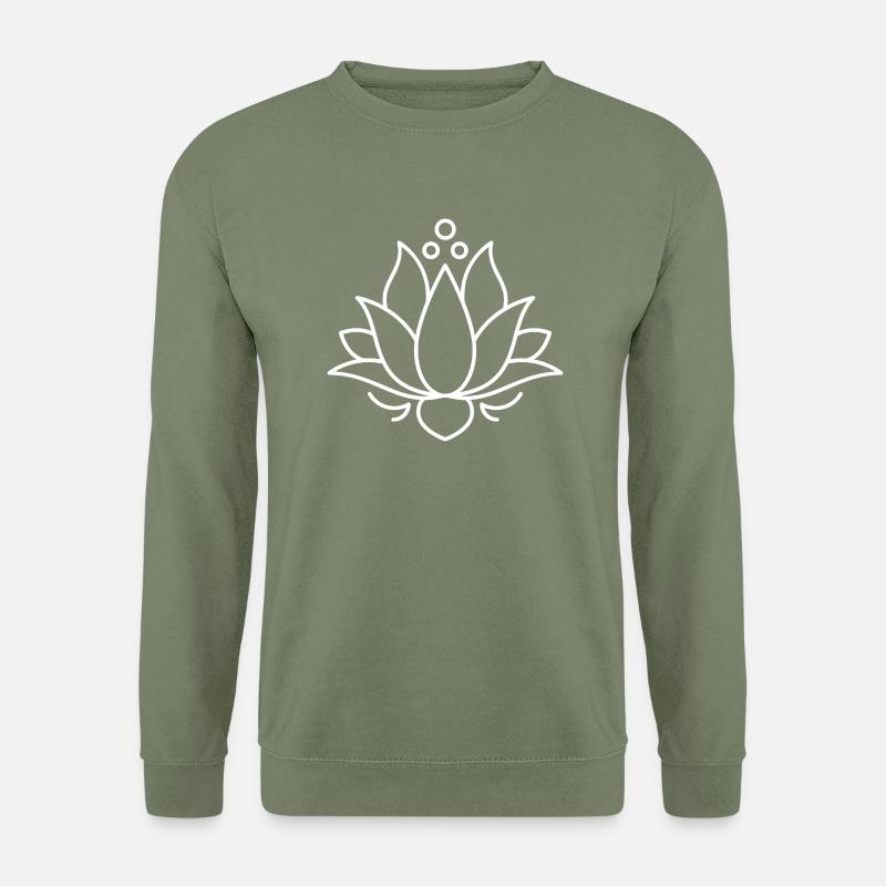 Lotusblute Buddhismus - Unisex Pullover - Armeegrün