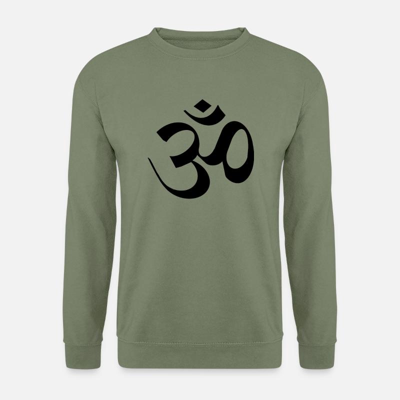 Buddhismus OM Zeichen Buddha - Unisex Pullover - Armeegrün