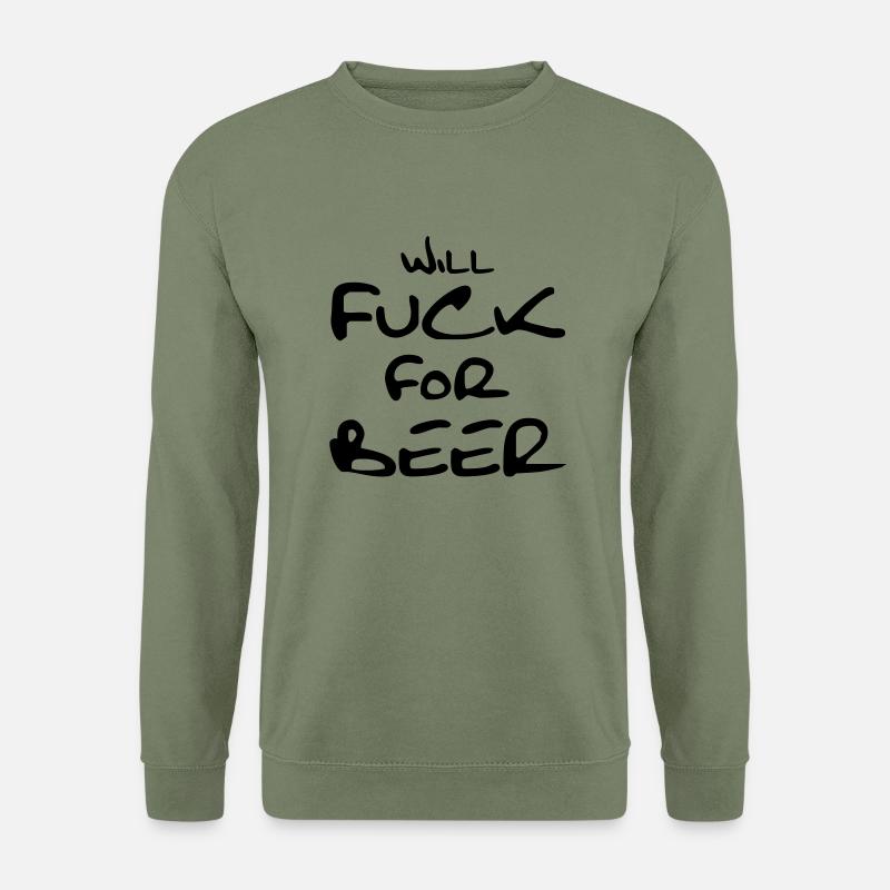 fck4beer T-shirts - Unisex Pullover - Armeegrün