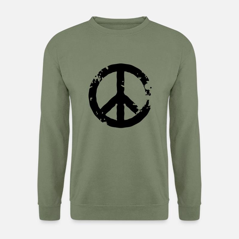 Peace Grunge - Unisex Sweatshirt - army green