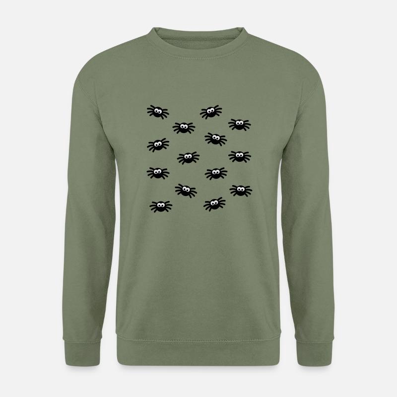 Spinnen - Unisex Pullover - Armeegrün
